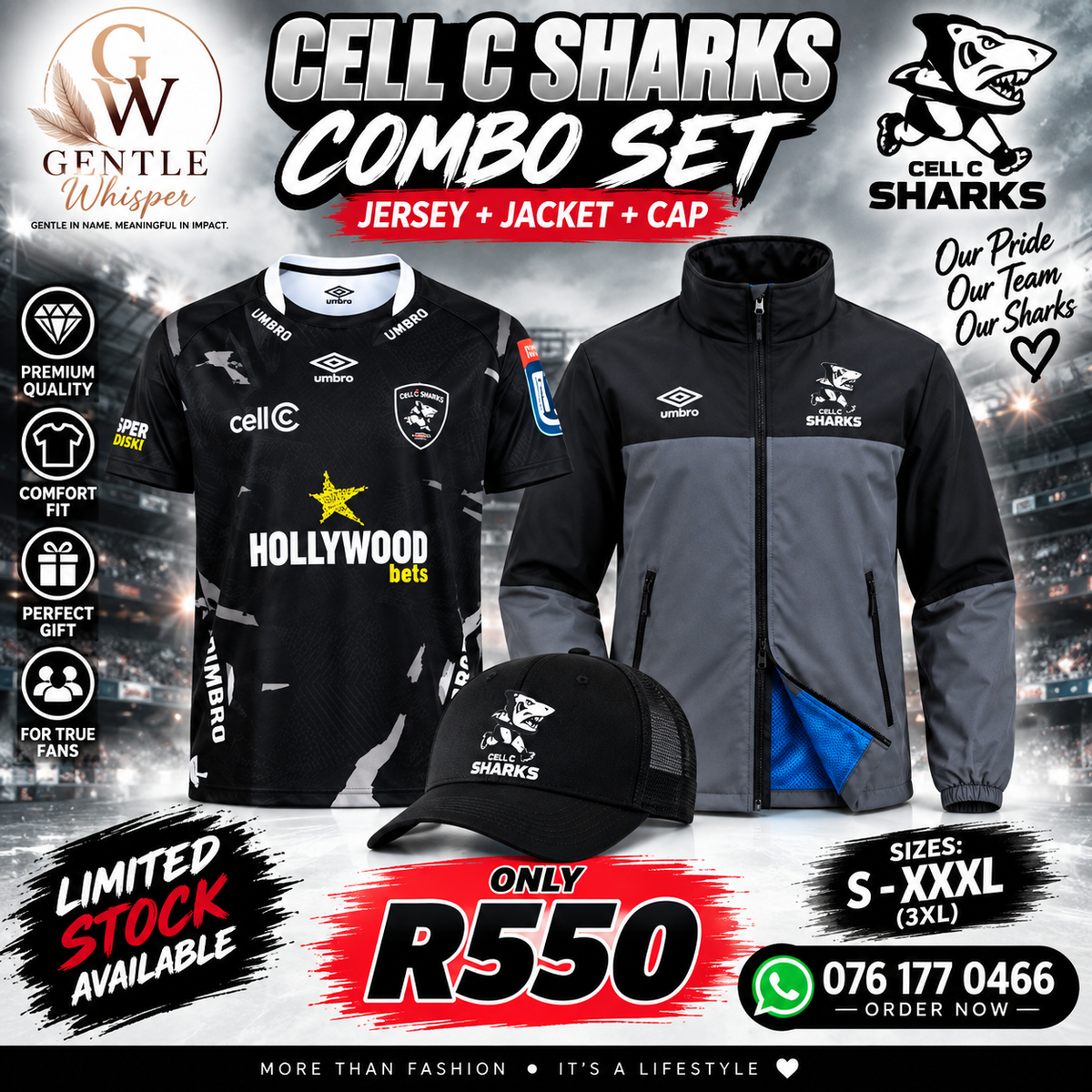 Sharks rugby set